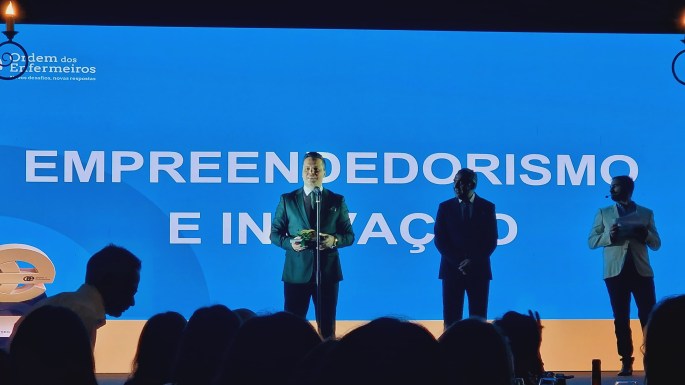 Tiago Araújo reconhecido com o Prémio Valor e Excelência na Categoria “Empreendedorismo e Inovação” pela Ordem dos&nbsp;Enfermeiros